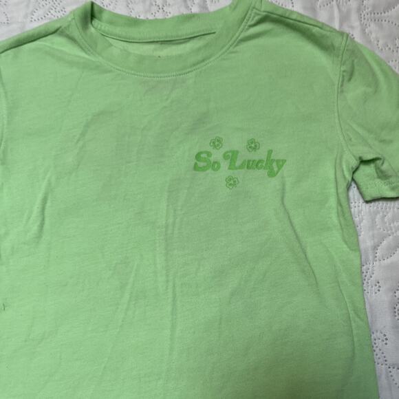 Cat & Jack Basketball Shamrock Graphic Tee Size 5 - Picture 3 of 6